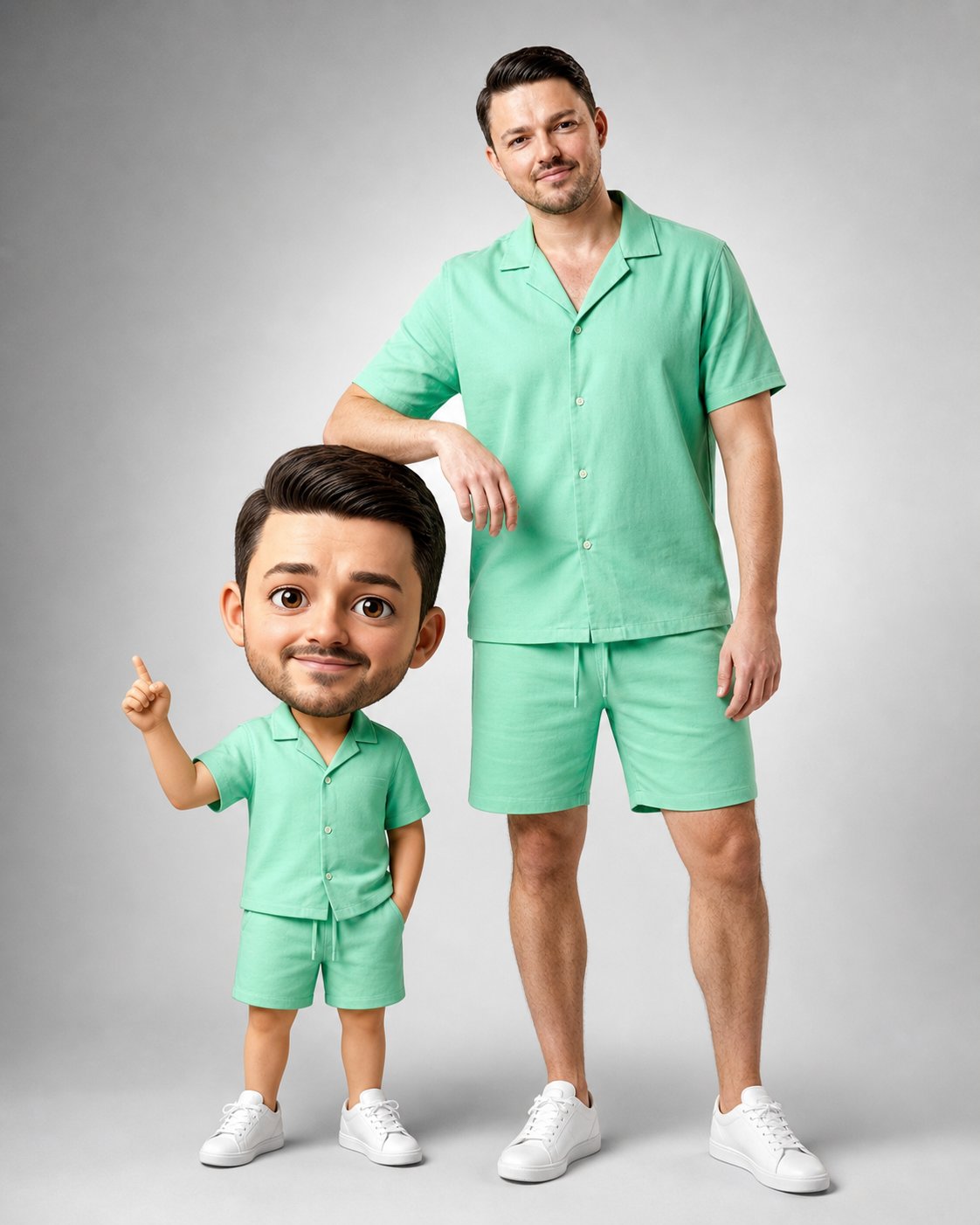3D-Minime Mintgrün