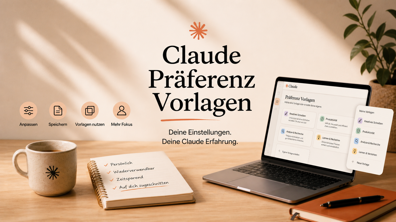 Claude Präferenz-Vorlagen
